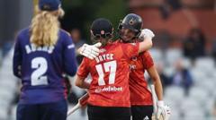 Blaze beat Surrey and rain to win T20 County Cup