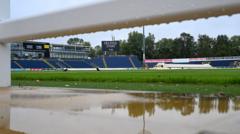 Glamorgan & Essex draw as rain ruins final day
