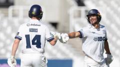 Kent promoted as Middlesex beat Northants