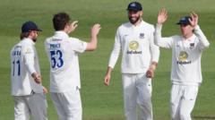 Sussex end season with win at relegated Hampshire